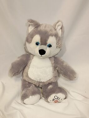 EUC Great Wolf Lodge Build-A-Bear-Workshop 16” WILEY THE WOLF Plush 2020 Babw